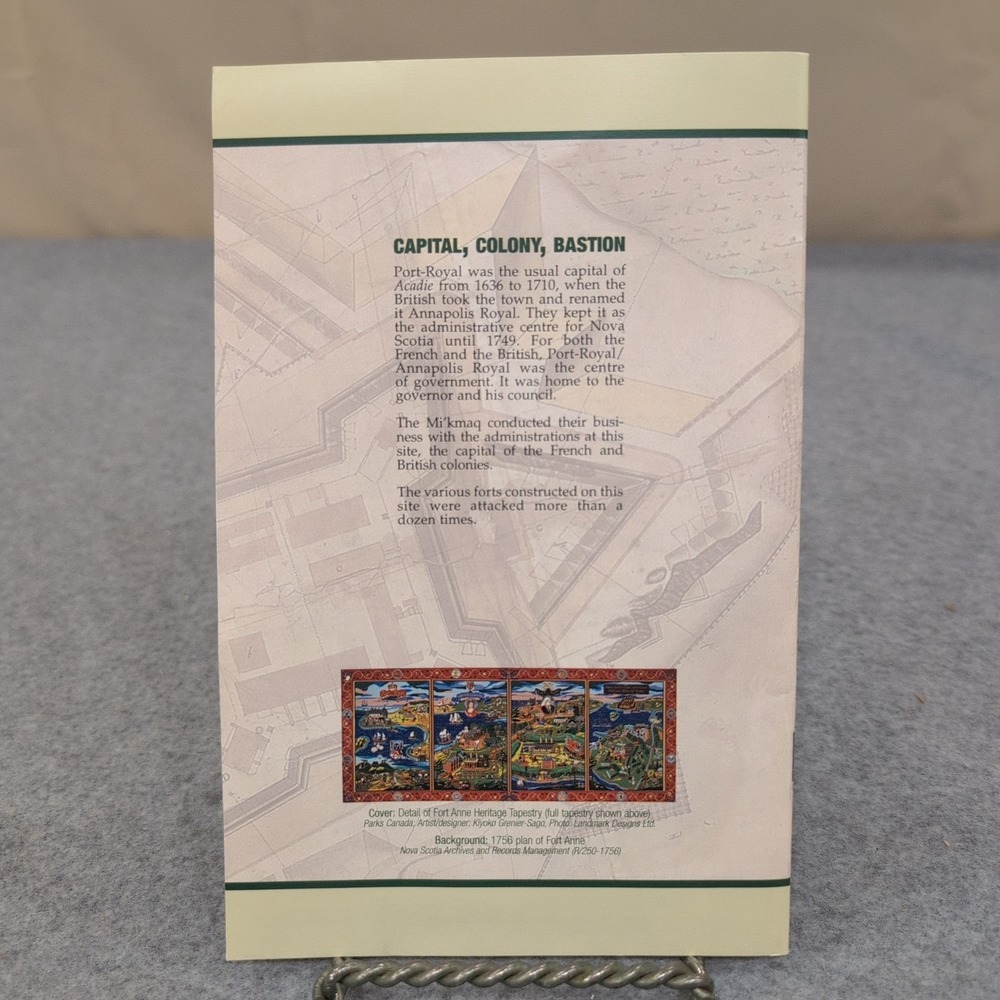 The Story of Fort Anne Canada‎ National Historic Site Booklet Parks Canada 2004 - Picture 2 of 3